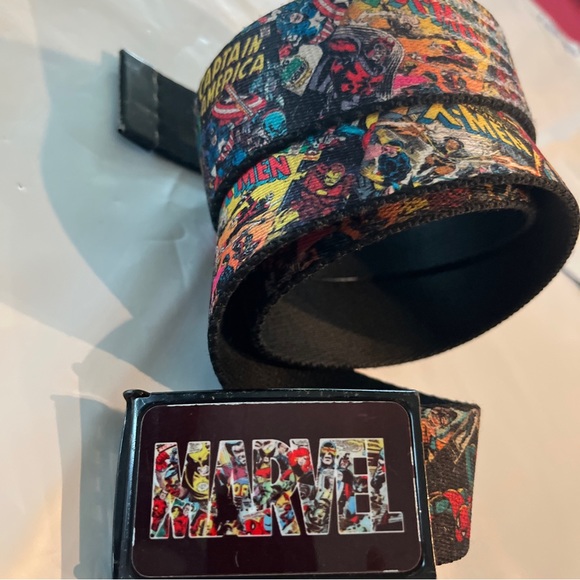 X-men marvel super hero Ratchet Belt Hulk Spider Man Thor Iron Man comics 45” L - Picture 14 of 15